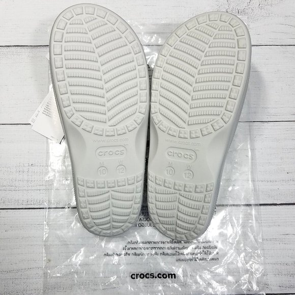 Crocs Baya ll Metallic Slide Sandals Mens Size 10 (Womens 12)